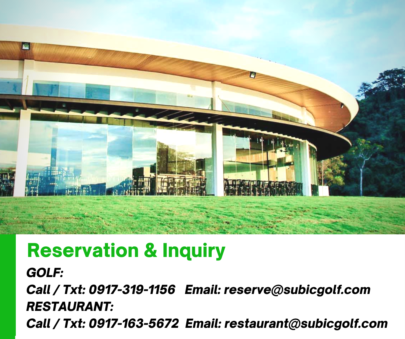 Reservation and Inquiry Lines