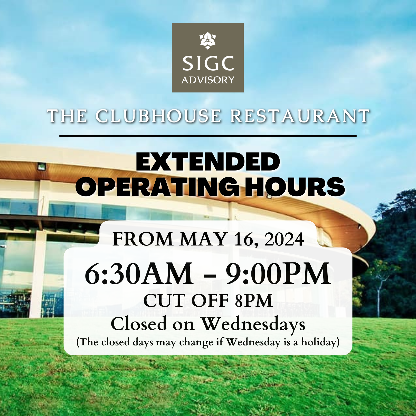 Extended Operating Hours