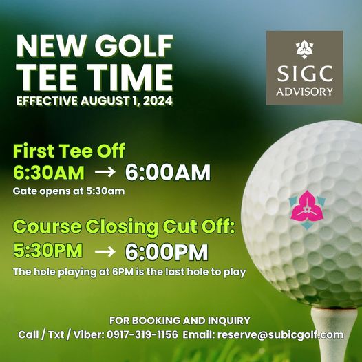 NEW Tee Time